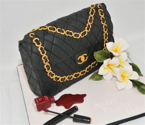 coco chanel cakes|chanel handbag cake.